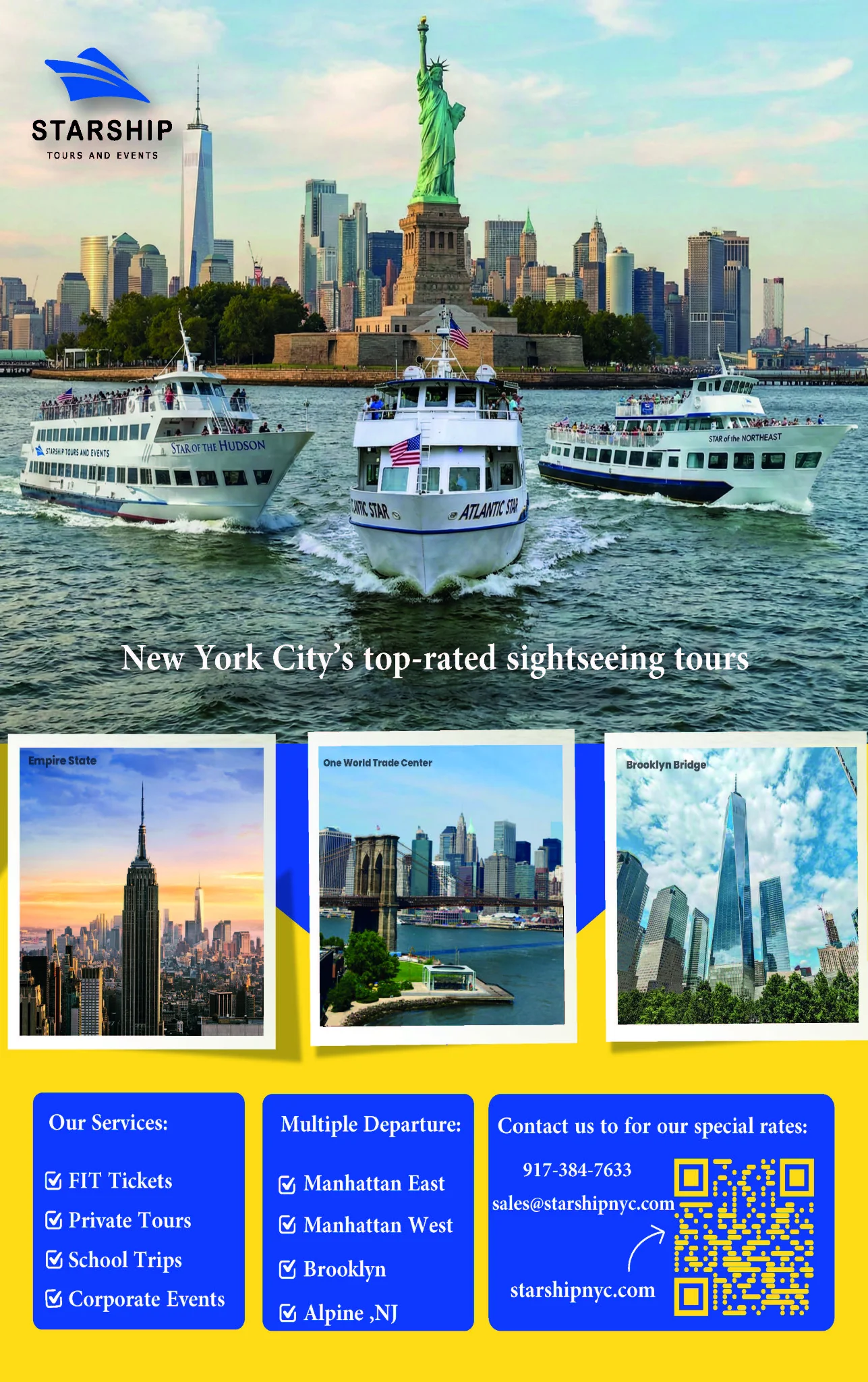 Starship Tour sightseeing Cruises