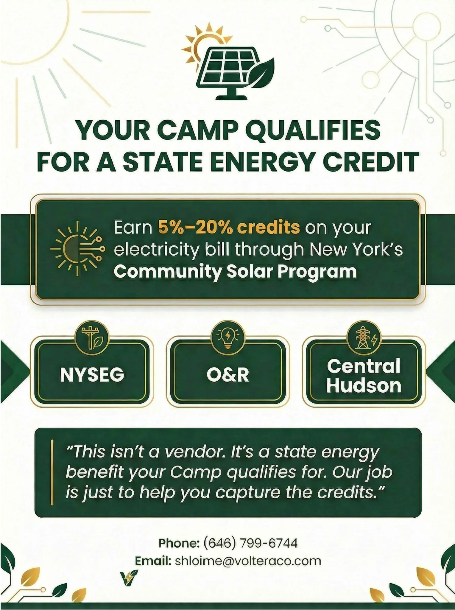 Electricity Savings