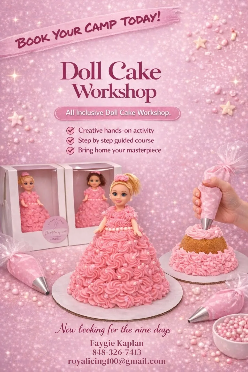 Cake and cookie decorating workshop